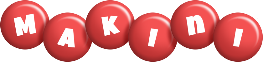Makini candy-red logo