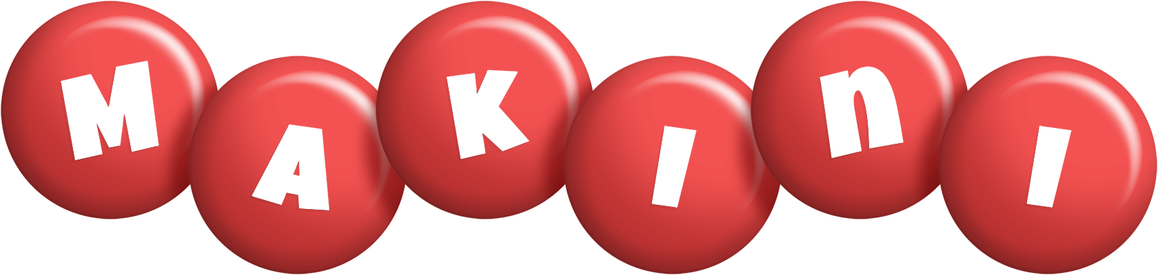 Makini candy-red logo