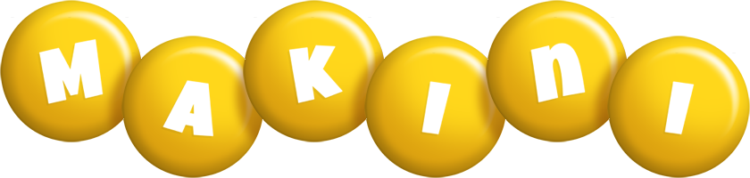 Makini candy-yellow logo