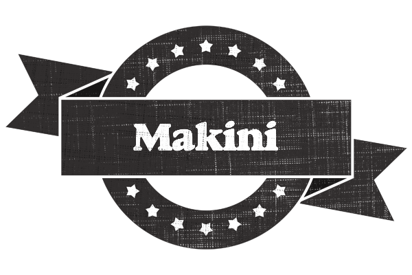 Makini grunge logo