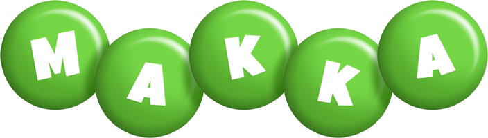 Makka candy-green logo
