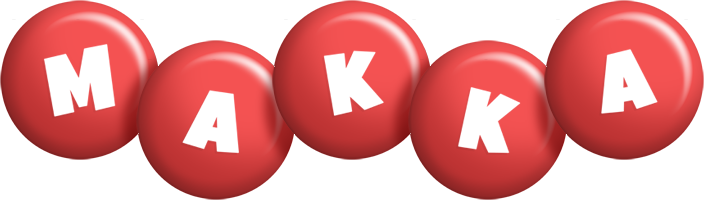 Makka candy-red logo