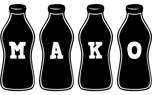 Mako bottle logo