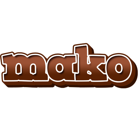Mako brownie logo