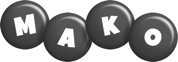 Mako candy-black logo