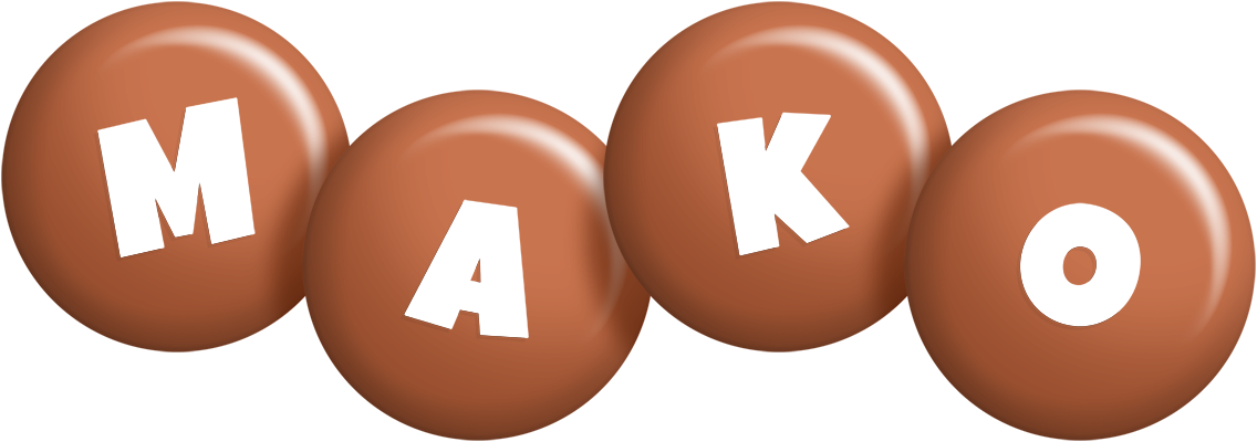 Mako candy-brown logo