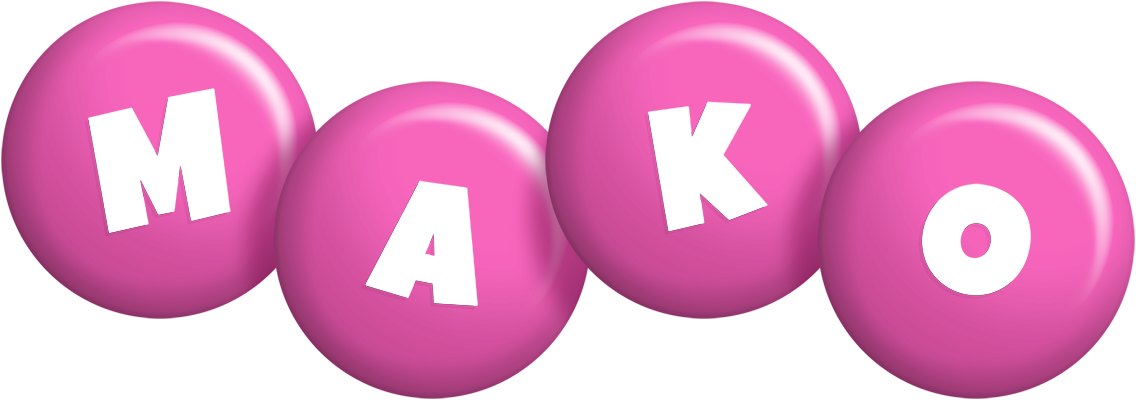 Mako candy-pink logo