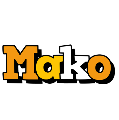 Mako cartoon logo