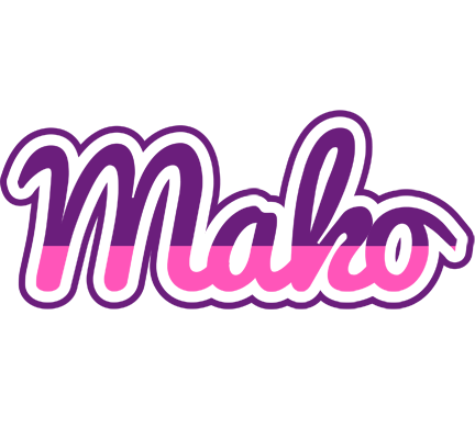 Mako cheerful logo