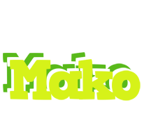 Mako citrus logo