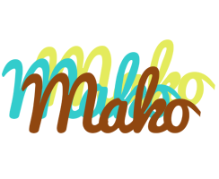 Mako cupcake logo