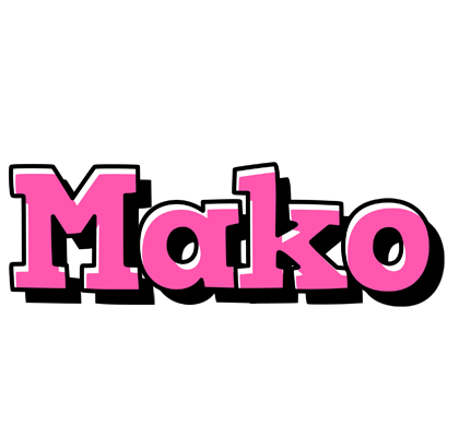 Mako girlish logo