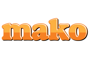 Mako orange logo