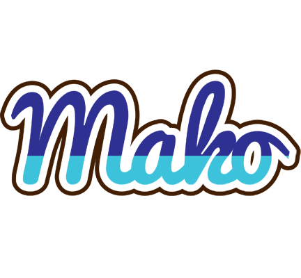 Mako raining logo