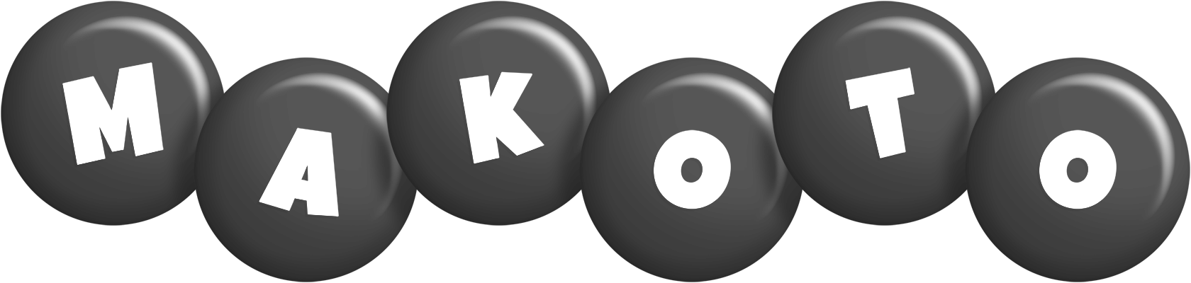 Makoto candy-black logo