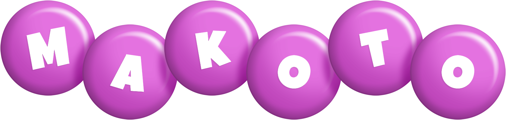Makoto candy-purple logo