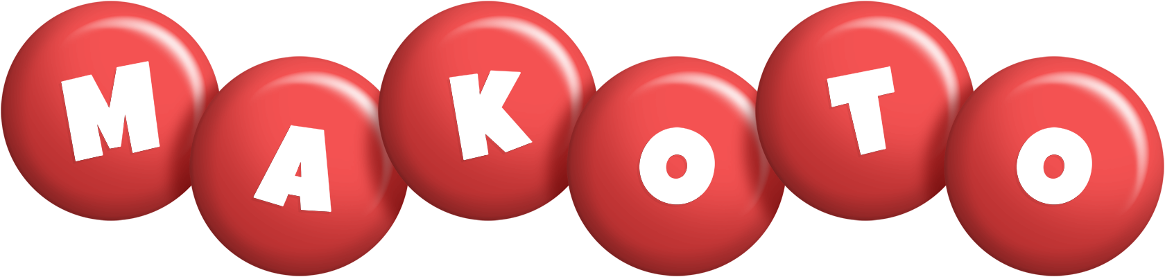 Makoto candy-red logo