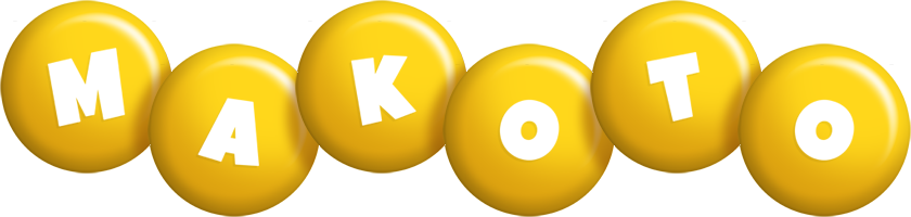 Makoto candy-yellow logo