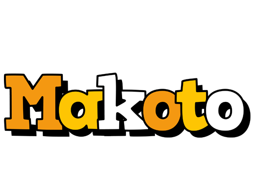 Makoto cartoon logo