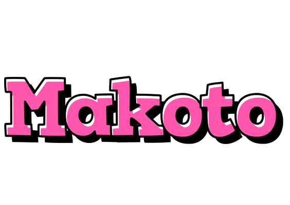 Makoto girlish logo