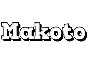 Makoto snowing logo