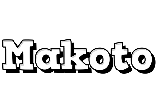 Makoto snowing logo
