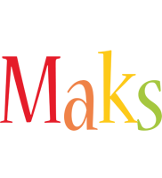 Maks birthday logo