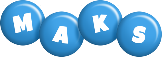 Maks candy-blue logo