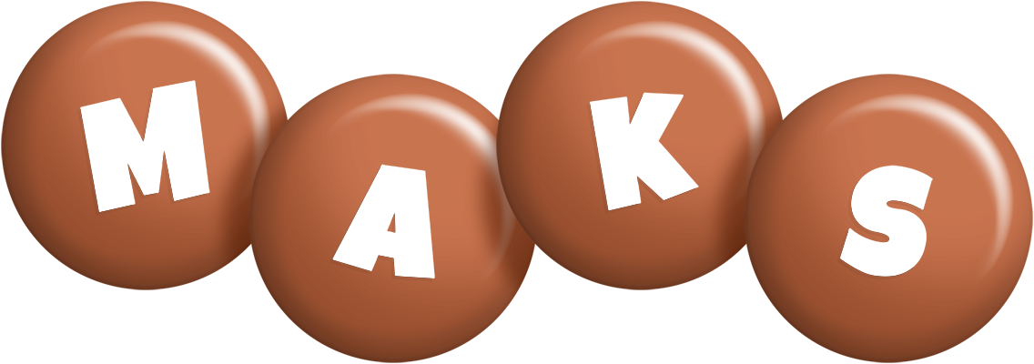 Maks candy-brown logo