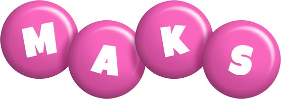 Maks candy-pink logo