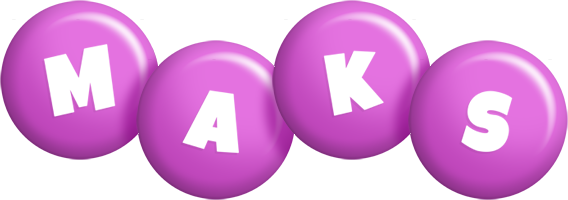 Maks candy-purple logo