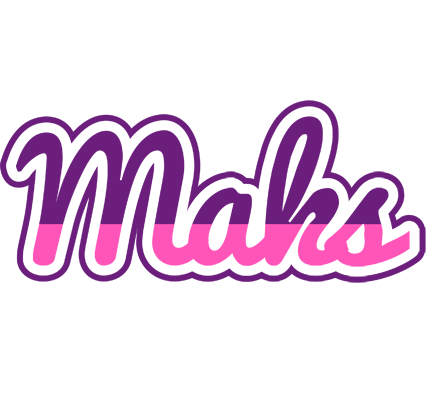 Maks cheerful logo