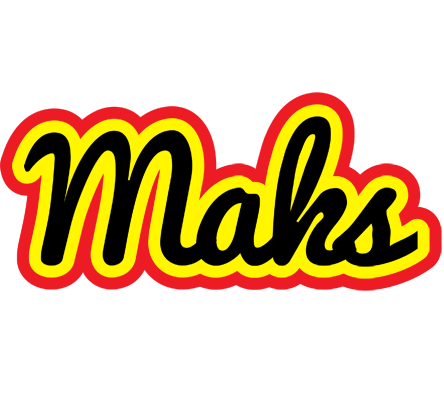Maks flaming logo