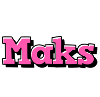 Maks girlish logo