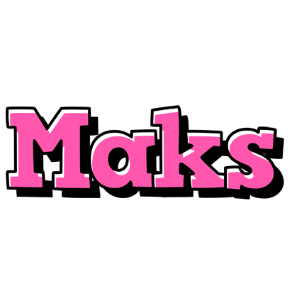 Maks girlish logo