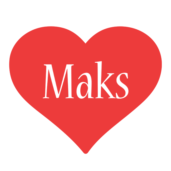 Maks love logo