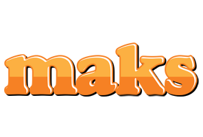 Maks orange logo