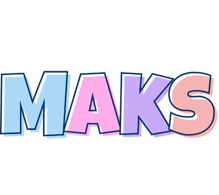 Maks pastel logo
