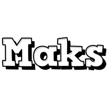 Maks snowing logo