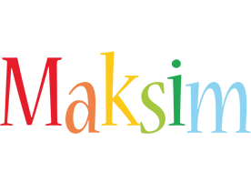 Maksim birthday logo