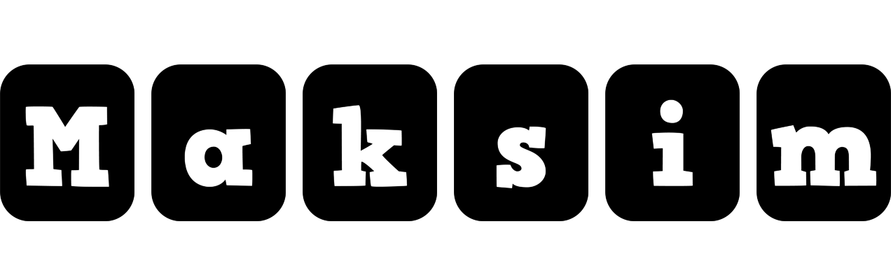 Maksim box logo