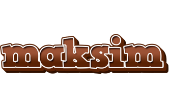 Maksim brownie logo