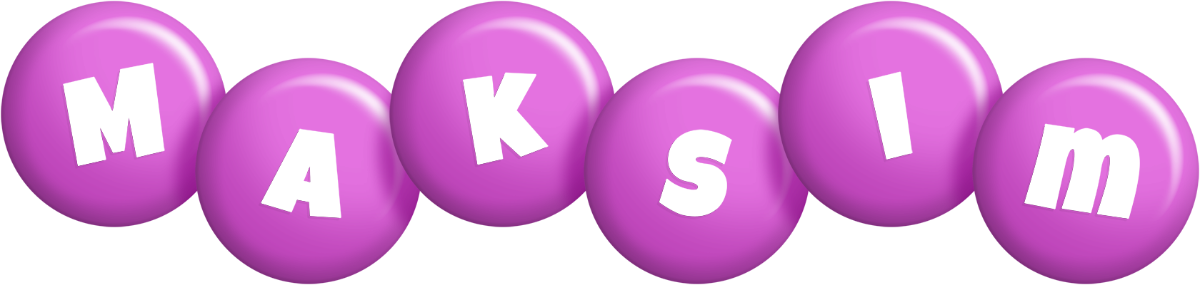 Maksim candy-purple logo
