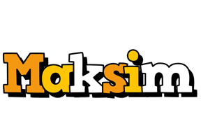 Maksim cartoon logo