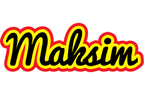 Maksim flaming logo