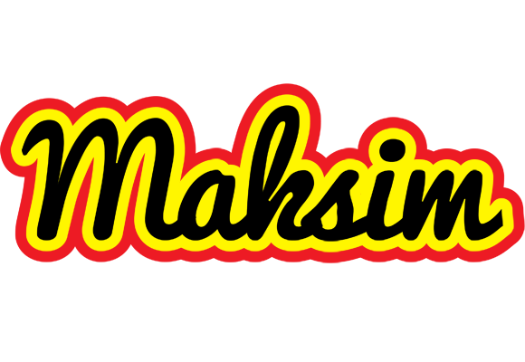Maksim flaming logo