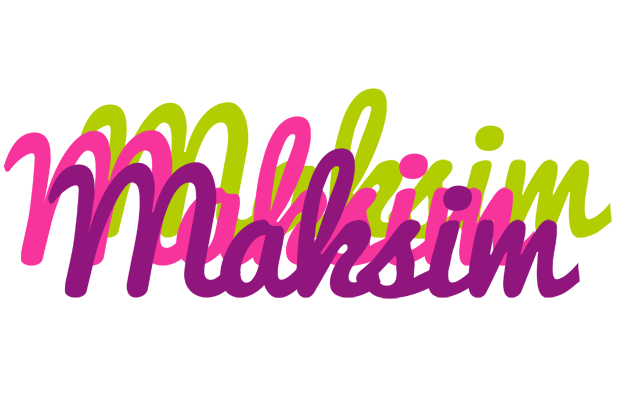 Maksim flowers logo