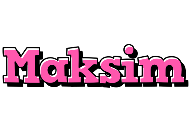 Maksim girlish logo