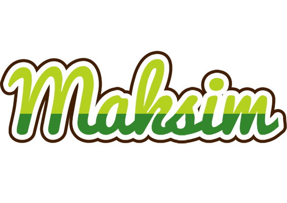 Maksim golfing logo