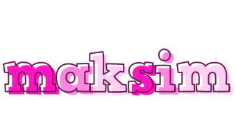 Maksim hello logo